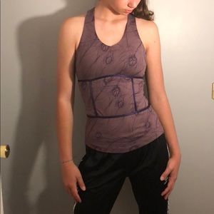 purple lulu lemon tank top